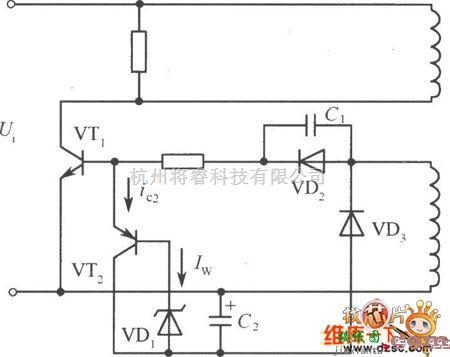 开关稳压电源中的振铃式开关电源功率扩充办法电路图  第1张