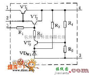 开关稳压电源中的STR6020系列开关电源厚膜电路图  第1张