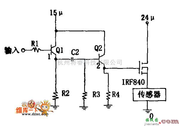 线性放大电路中的信号放大驱动电路图  第1张