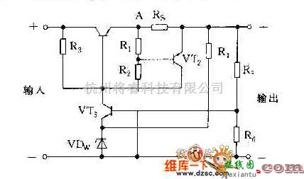 保护电路中的减流型保护电路图  第1张