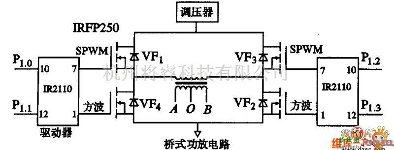 综合电路中的SPWM通道功率及驱动电路图  第1张