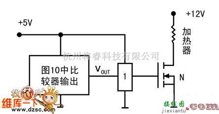 传感器电路中的简易的温度控制电路图  第1张