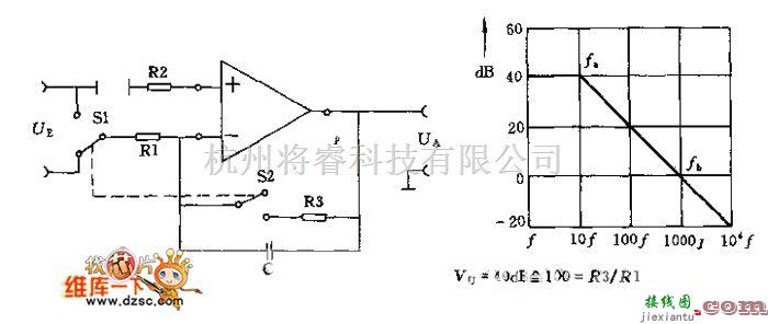 滤波器中的超级简便的低通滤波器(积分器)电路图  第1张