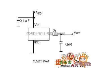 传感器电路中的接电容负载的电路图一（cload >1100pf）  第1张