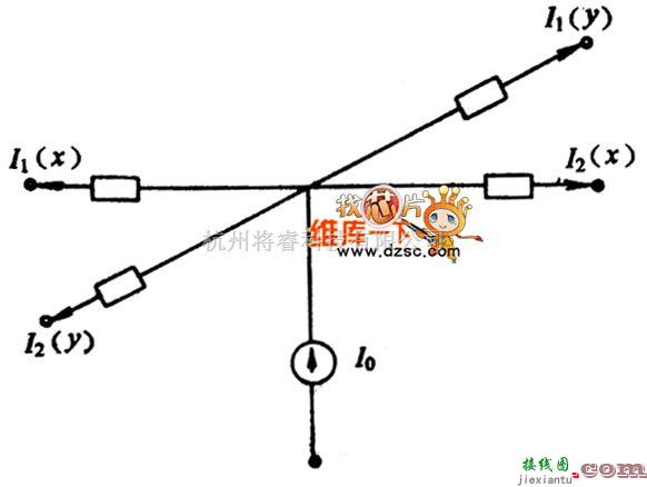 传感器电路中的二维PSD等效电路图  第1张