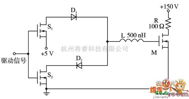 综合电路中的谐振栅极驱动电路图  第1张