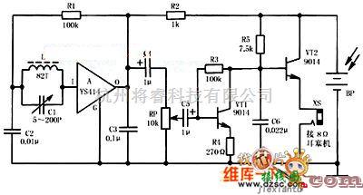 语音电路中的TA7642集成电路收音机电路图  第1张