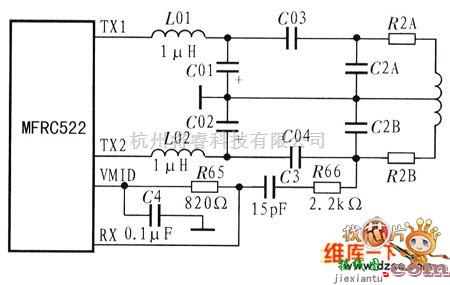 无线接收中的匹配电路和信号接收电路图  第1张