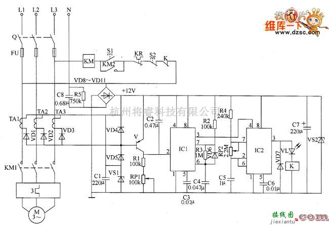 电机控制专区中的电动机保护器电路图十七  第1张