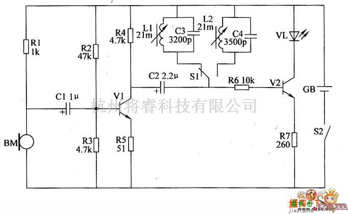 养殖中的雏鸡雌雄鉴别器电路图二  第1张