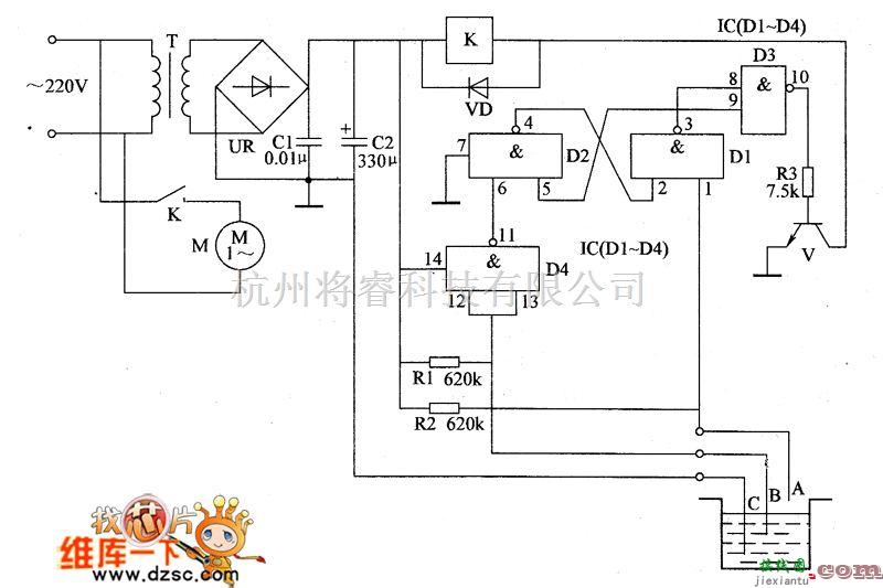 供水中的农用自动供水器电路图（十六）  第1张