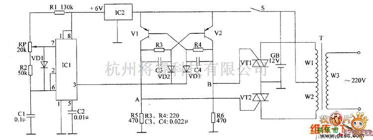 逆变电源中的逆变器电路图一  第1张