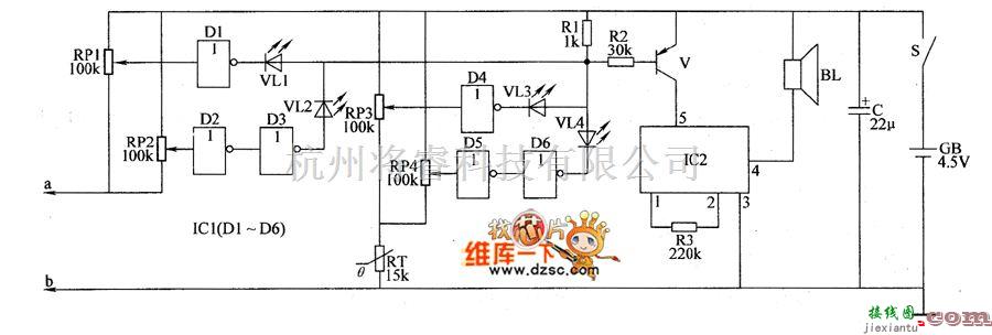 温度/湿度控制[农业]中的温度、湿度超限报警器  第1张