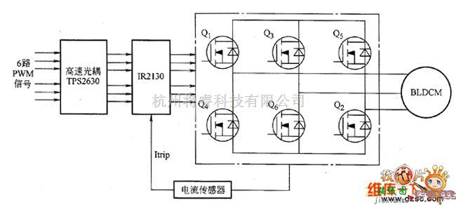 综合电路中的功率驱动电路图  第1张