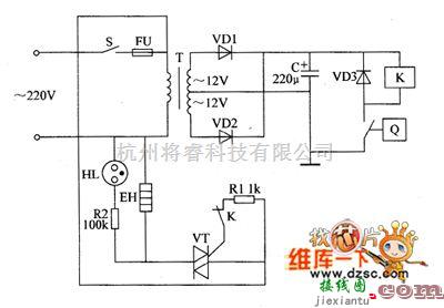 温度/湿度控制[农业]中的温度控制器电路图（二）  第1张