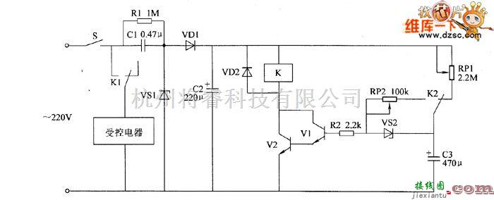 定时中的间歇通电控制器电路图三  第1张