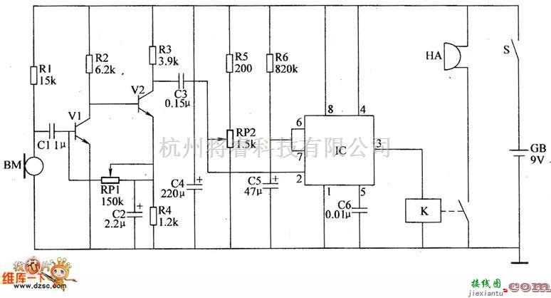 养殖中的雏鸡孵出告知器电路图二  第1张