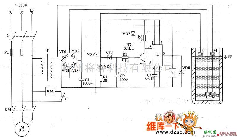 供水中的农用自动供水器电路图（六）  第1张