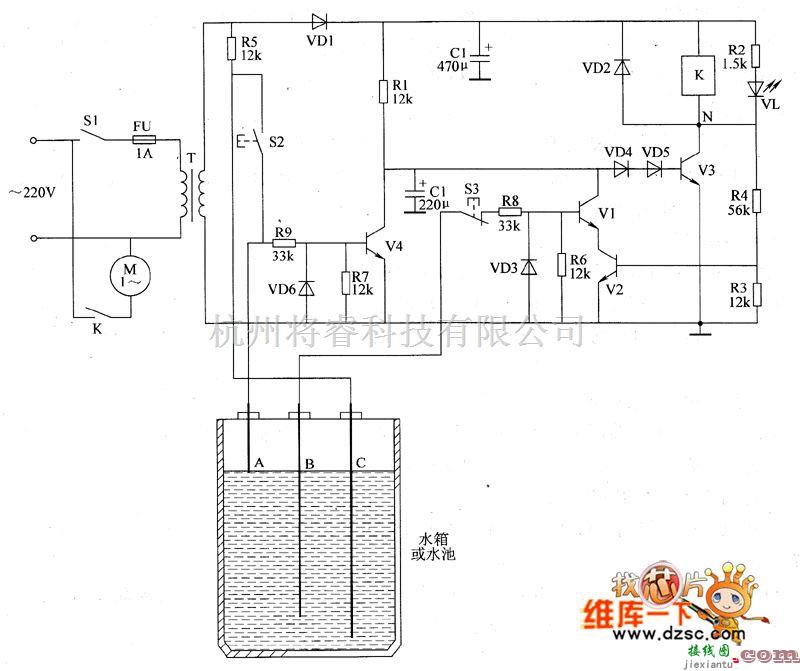 供水中的农用自动供水器电路图（四）  第1张