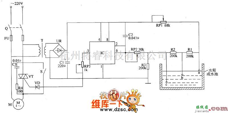 供水中的农用自动供水器电路图(一)  第1张