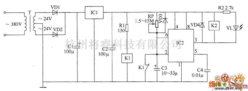 继电器控制中的时间继电器电路图二  第1张