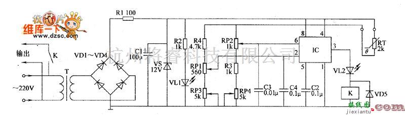 温度/湿度控制[农业]中的温度控制器电路图（八）  第1张