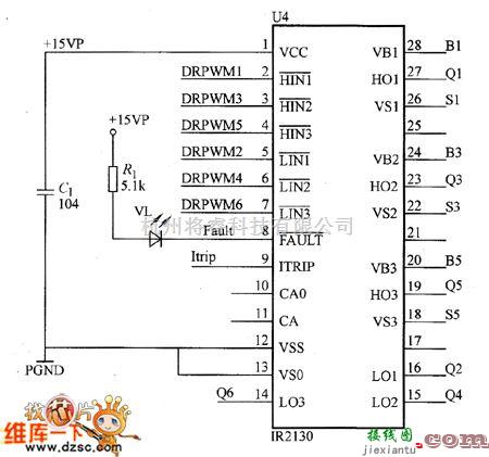 综合电路中的功率MOSFET栅极驱动电路图  第1张