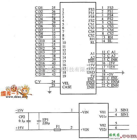 仪器仪表中的旋转变压器的位置检测电路图  第1张