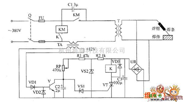 综合中的电焊机空载节电器电路图十  第1张