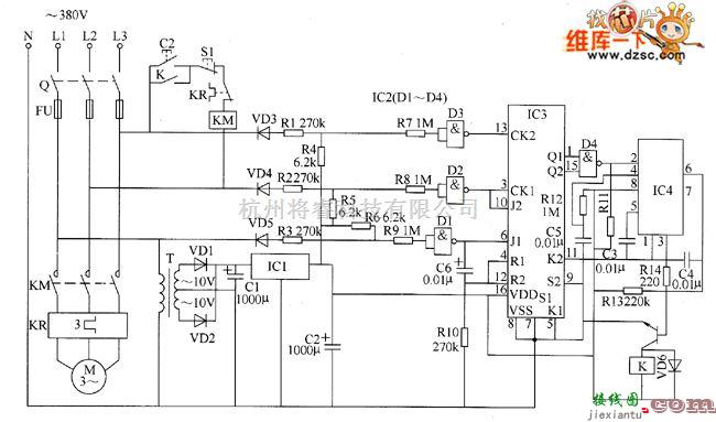 电机控制专区中的电动机保护器电路图十八  第1张