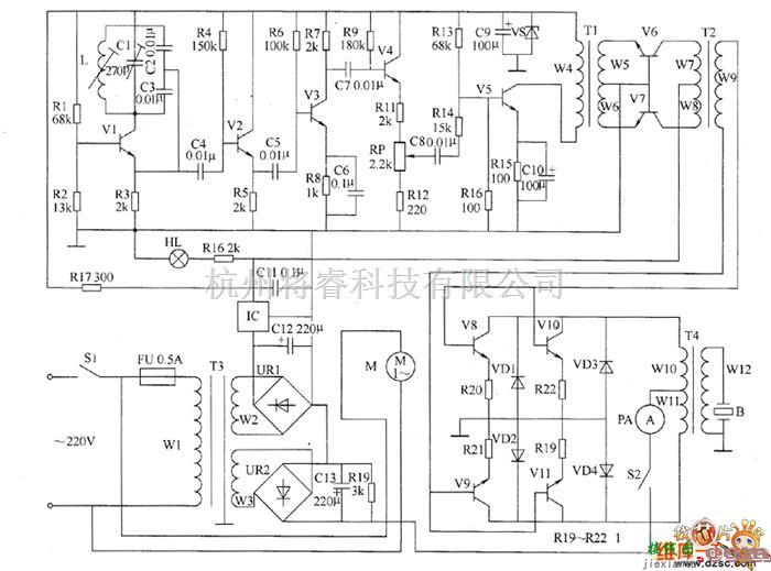 综合中的超声波打孔机电路二  第1张