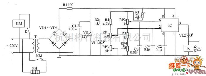 温控电路中的温度控制器电路图五  第1张