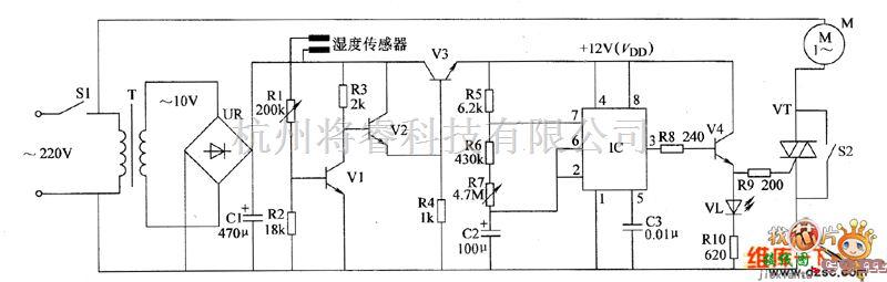 灌溉中的自动喷灌控制器电路图二  第1张