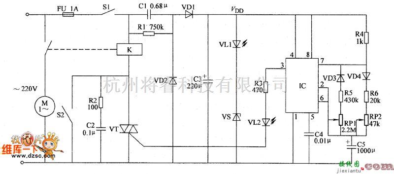 灌溉中的自动喷灌控制器电路图四  第1张