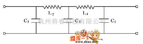 滤波器电路中的EMI滤波器π型电路的电路图  第1张