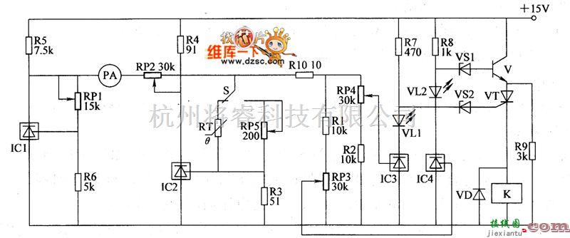 温度/湿度控制[农业]中的温度控制器电路图（七）  第1张