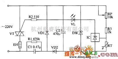 温度/湿度控制[农业]中的温度控制器电路图（一）  第1张