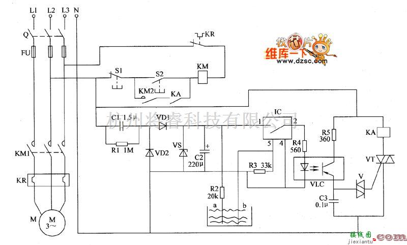 灌溉中的农田排灌控制器电路图二  第1张