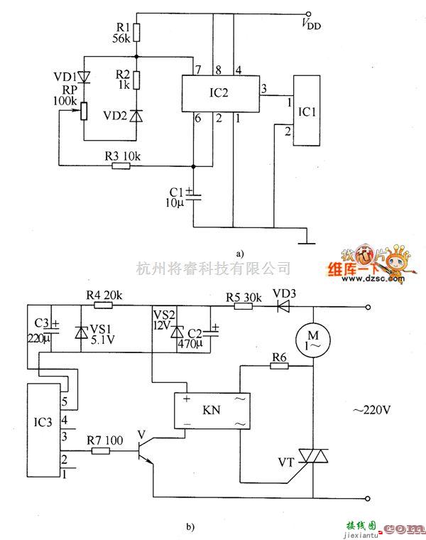 电机控制专区中的电动机电子调速控制器电路图七  第1张