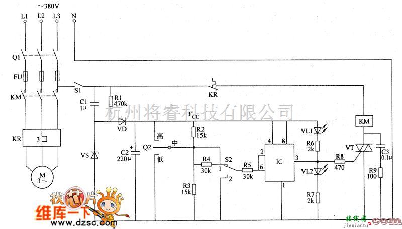 供水中的农用无塔增压式供水器电路图（－）  第1张