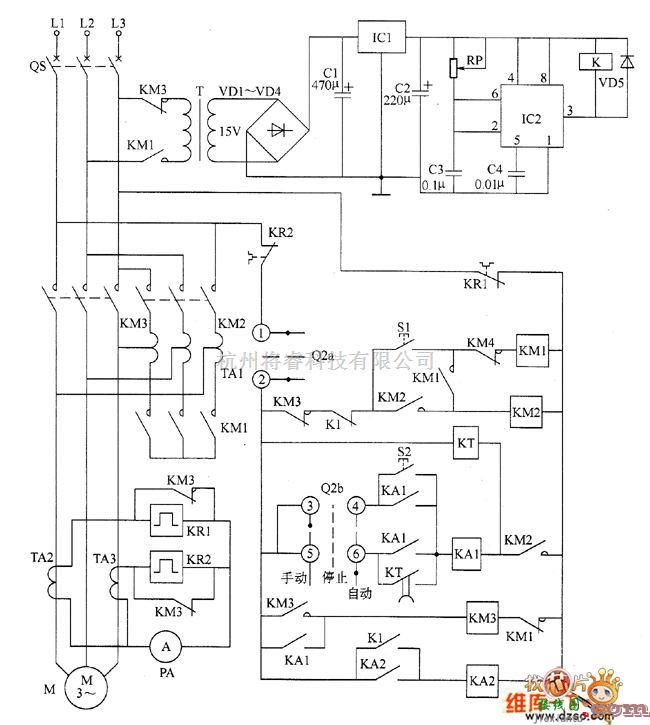 电机控制专区中的电动机减压起动器电路图一  第1张