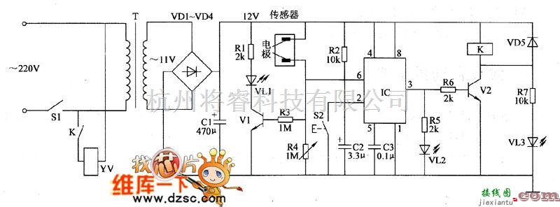 供水中的农用自动供水器电路图（八）  第1张