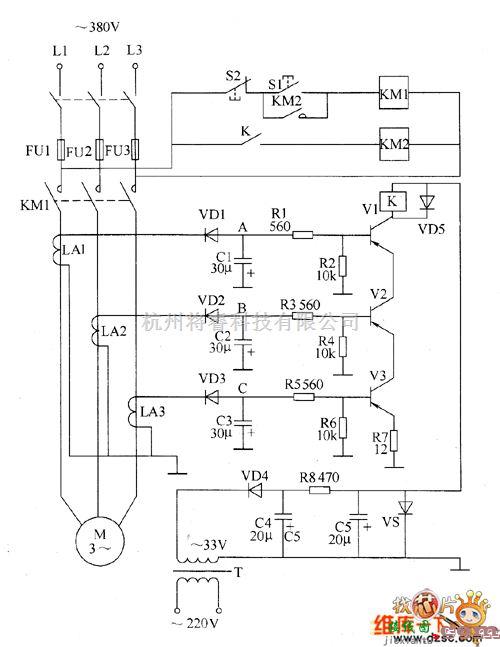 电机控制专区中的电动机保护器电路图八  第1张