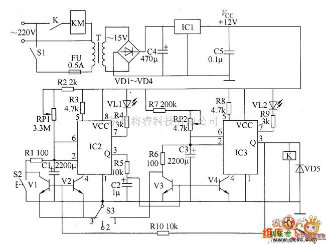 定时控制中的定时控制器电路图六  第1张