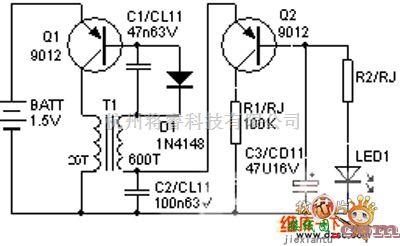 LED电路中的简易LED驱动器电路图  第1张