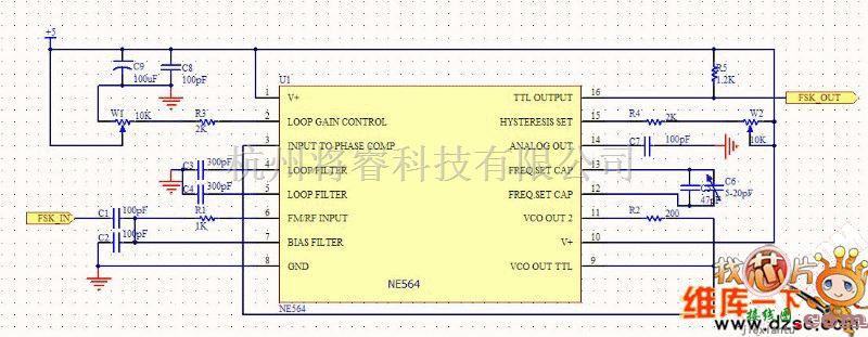 综合电路中的FSK_Demodulator电路图  第1张