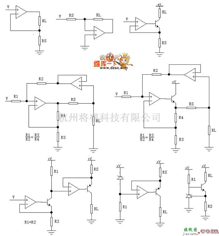 恒流源中的几种vi转换和恒流源电路图  第1张