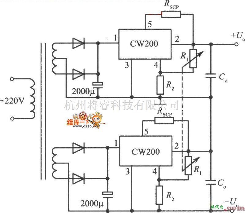 开关稳压电源中的5v,5a开关稳压电源电路图  第1张