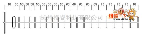 无线发射中的900MHz频段定向天线的制作电路图  第1张