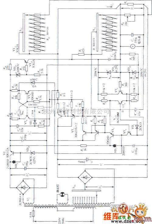 稳压电源中的0～30V﹑2A稳压电源电路图  第1张